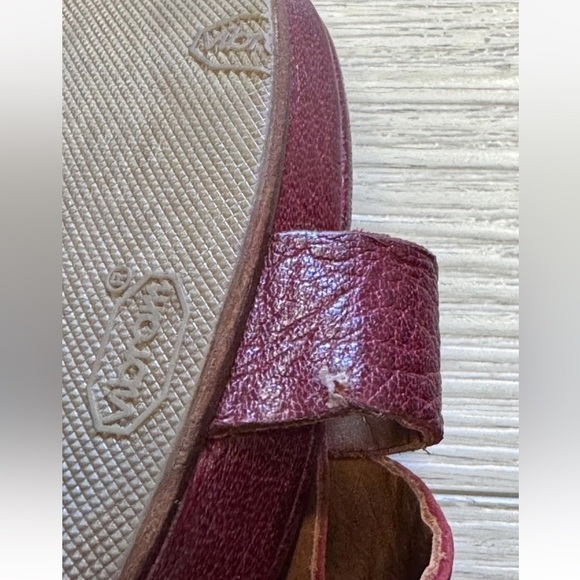 Chie Mihara Platform Sandals Heels Strappy Buckle Sz 8 EU 38 Red Leather Spain - Picture 6 of 10